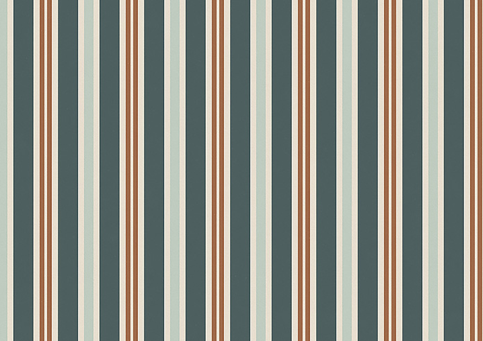 The British Stripe Co. Charles, Teignbridge No.1 - Roman Blind - Image 7